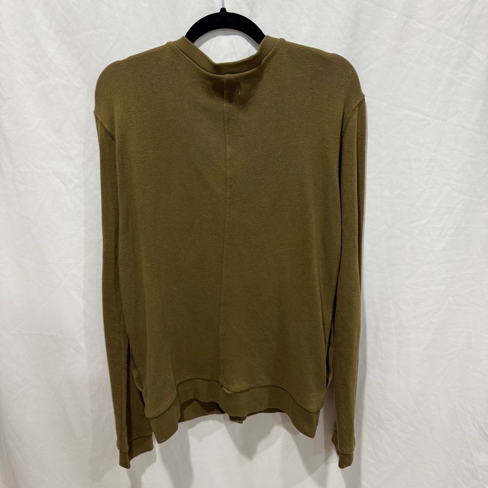Banks Journal Organic Cotton Cardigan Snap Front Minimalist Streetwear Large - Picture 7 of 11